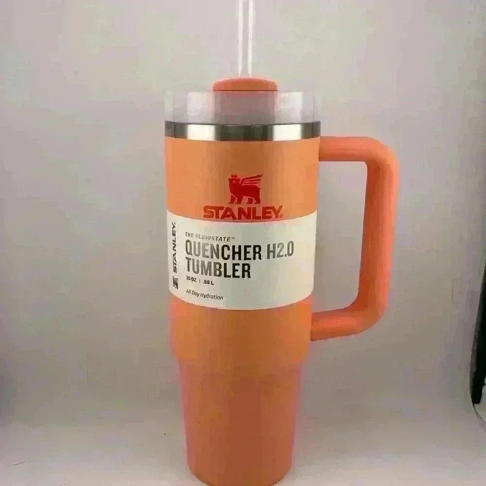 stanley Quencher Tumbler 30 oz Nectarineβ coral Color
